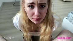 Stuped student couldn'_t pass the test and got a dick in her mouth Thumb