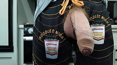 Nice cumshot from my big uncut dick Thumb