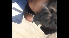 Sucking dick again while her men at work waiting on her to pick him up. The sounds she makes giving head. Thumb