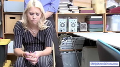 Officer fucks blonde teen in his office Thumb