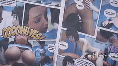 Just 2 cute girls reading hentai manga and getting freaky together Thumb