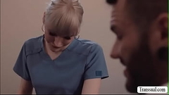 Blonde TS masseuse analed her customer Thumb