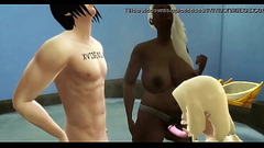 Naruto Hentai Episodio 110 Sunade se hace un trio con unos de sus compa&ntilde_ero le pide que se lo meta todo por el culo y que le puede acabar adentro Thumb