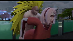 Naruto Hentai Episodio 58 radio invita a sakura se terminan gustando y follando al aire libre sin importar quien los vea Thumb