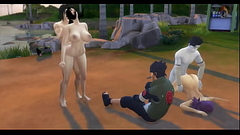 Naruto Hentai Episodio 1 Kurenai y Anko Folladas en el Ataque de Akatsuki Netorare Folladas por el Culo Anal al frente de su marido Thumb