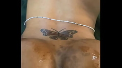 Teasing Tanzanian Whore Before Anal Thumb
