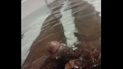 Having a bath with me dick in my hand Thumb