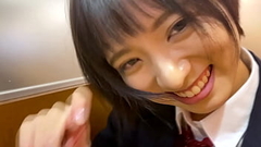 ハメ撮り　顔がちいさくアイドル級の可愛さを持つ美人JKと制服を着たままハメ撮りセックス。貧乳&times_制服がとんでもなくエロいので必見。敏感な乳首を責めまくり。 https://bit.ly/3n642I0 Thumb