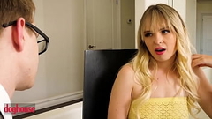 (Lilly Bell) Sucks Her Stepuncle'_s (Alex Jett) Cock Gets His Cum On Her Hairy Pussy To Pass Algebra - Dog House Thumb