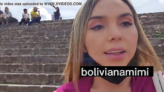 Loquita, sin calzones, mojadita y masturbandome en teotihuacan  Video completo en Mimiboliviana.com Thumb