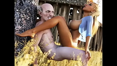 Old farmer bangs teen with huge tits Thumb