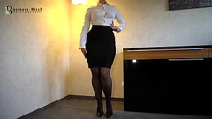 hot business woman in stockings playing with you - businessbitch Thumb