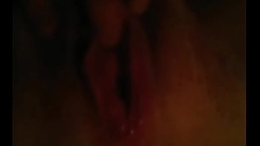 Fingering her sweet pussy Thumb