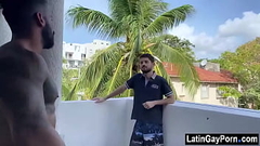 Latin boy climbs into neighbors room for gay sex Thumb