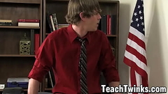 Teacher Braden Phoenix raw fuck twink students in threesome Thumb