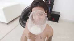 7on1 Double anal Gang Bang goes Wet, Sandra Soul, 7on1, DAP, Gapes, Pee Drink, Creampie Swallow GIO1911 Thumb