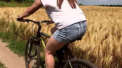 Ride bicycles to nature and I fucked her doggy style Thumb