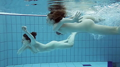 Two dressed beauties underwater Anna Netrebko and Lada Poleshuk Thumb