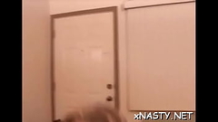 Lever sucking action by passionate chick Thumb