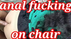 Indian milf fucked on a big chair Thumb