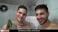 In The Shower With Some Help From A Friend Thumb
