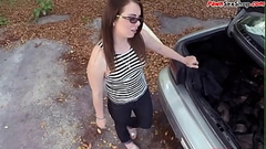 Petite pawnshop spex babe fucked before facial Thumb