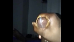 Stroking my dick until I exploded Thumb