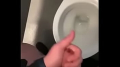 Wanking in public with big cumshot Thumb