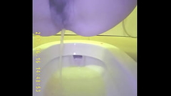 Asian teen pee in toilet 2 Thumb
