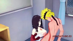 Naruto Hentai 3D - Kurenai bobjob and fuck by Naruto and he cums in her boobs and pussy Thumb