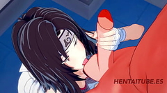 Naruto Hentai 3D - Kurenai Blowjob and handjob to Naruto, and he cums in her mouth Thumb