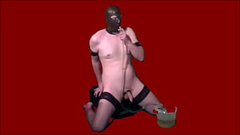 Stupid little Dick Loser Sebastian so happy to get another full Bucket of Piss (The Human Piss Tank) Thumb