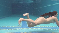 Sazan Cheharda on and underwater naked swimming Thumb