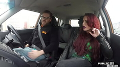 Redhead brit publicly fucks dring instructor Thumb