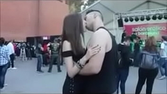 Sheri Taliani with Teen Model in Deep Kissing Thumb