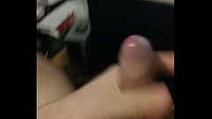 White boi sex_ jerking off to interracial porn Thumb
