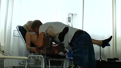 Filthy dude being gynecologist fuck his blond step sister Thumb