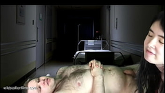 Asian Female Physician Revives A Big White Cock Thumb