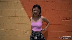 Real Teens - Hot Asian Teen Lulu Chu Fucked During Porn Casting Thumb
