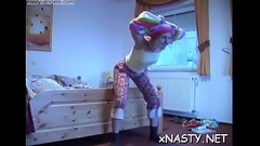 Stupendous blonde Jessika is wearing her best erotic lingerie Thumb