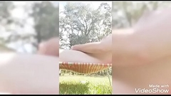 Masturbating outside on the farm Thumb