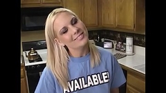 Beautiful blonde babe takes cock deep in her throat Thumb
