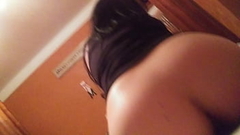 Sexy wife riding my cock reverse cowgirl for the first time. Thumb