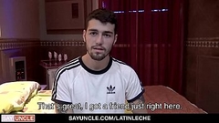 LatinLeche - Cute Latin Guy Enjoying Big Hard Cock Thumb