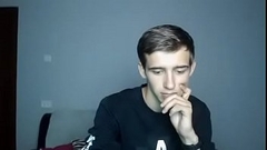 01 campry. cute russian guy shows and jerks off his big cock Thumb