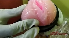 Male Penis Masturbation With Fleshlight Thumb