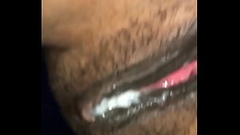 Clitlick2 creaming ebony, wet pussy dropping with cum Thumb