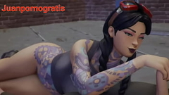 Jules juega con una verga Fortnite Thumb