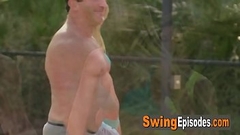 Summer days at the Swing House with steamy and wild swinger orgies! Thumb