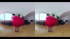 Czech VR 345 - Hot Slut in Tight Red Dress Riding Cock Thumb